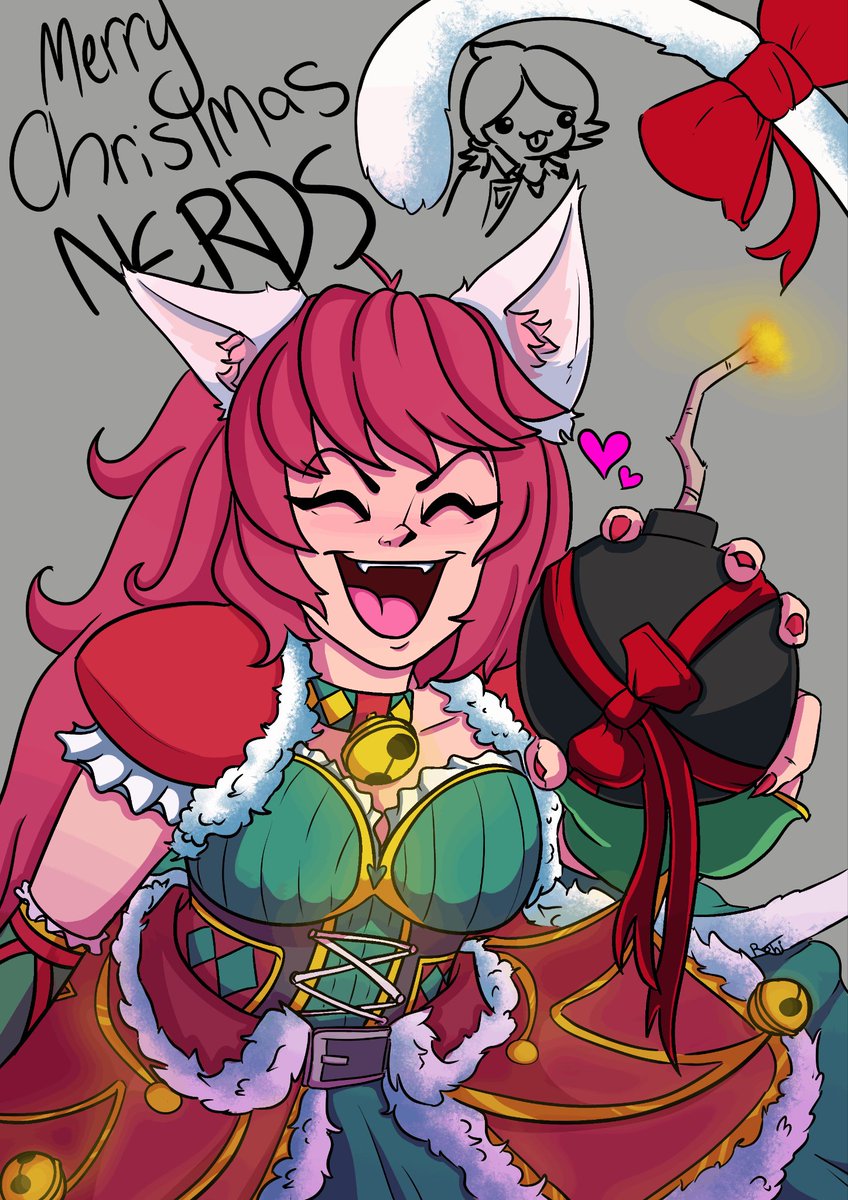 Yah Happy Christmas 
Happy holidays fr fr 
Hey fr im on the other stinky app insta, @ ma_rohi_eve, just letting you know fr fr fr
#paladins #doodle