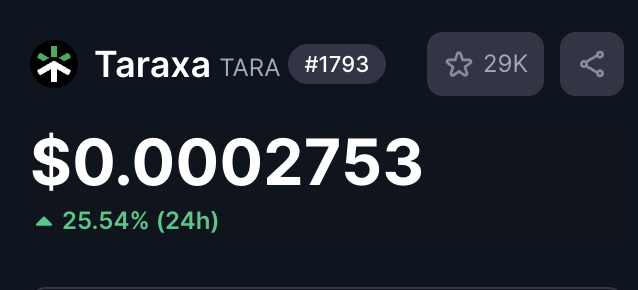 A great day for Taraxa.

As I’ve said before, it’s incredibly important that founders in this space act with honor, integrity, and respect. We’ve been through different stages in our collaboration with <a href="/taraxa_project/">Taraxa</a> , but what truly matters is that we fully support the outcome