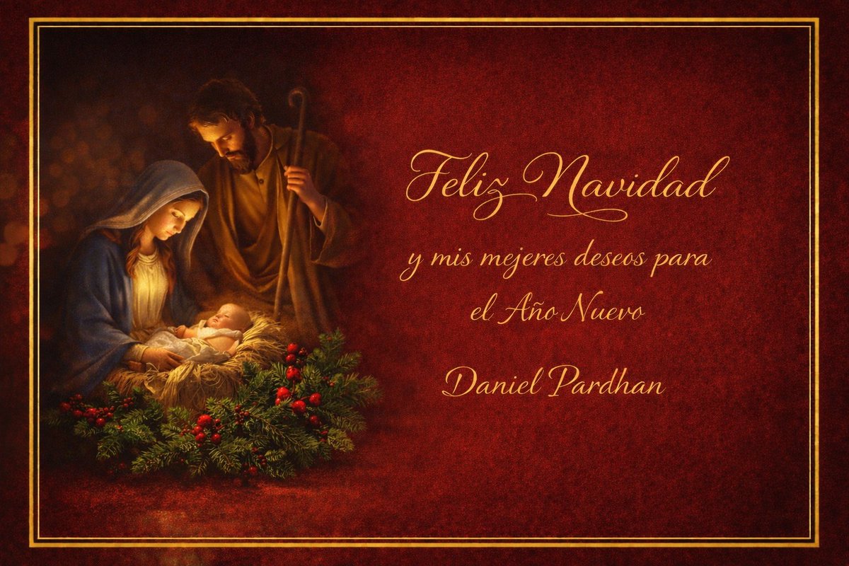 danielpardhan's tweet image. Feliz Navidad ⭐🎄⭐
#Navidad #Christmas #Navidad2025 #Christmas2025