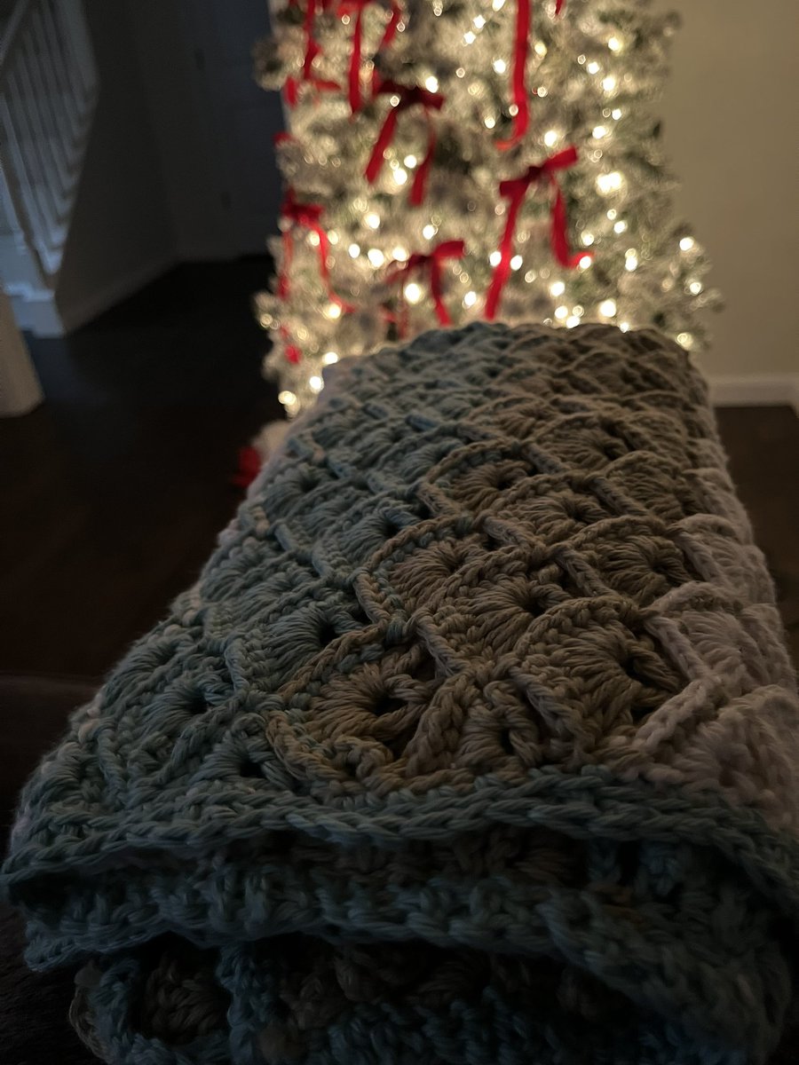 Finally gifted Logan the blanket I made him back when I was pregnant. 🎁 ♥️