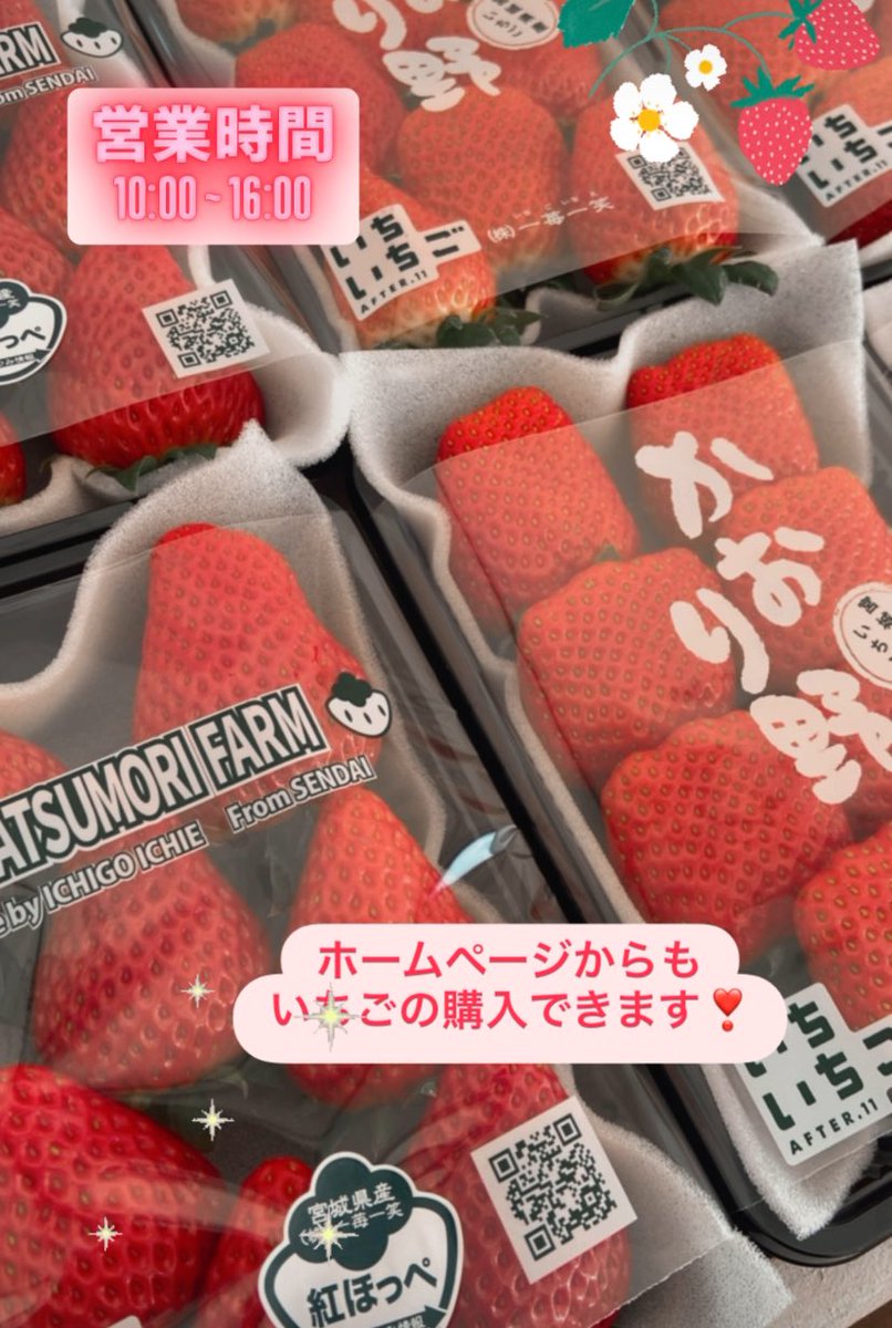 ㈱一苺一笑 松森農場 (@ichiichigo1518) / Posts / X