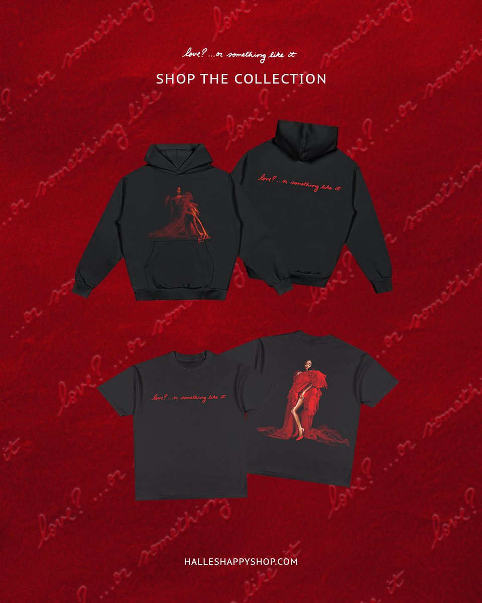 HalleBailey's tweet image. merry merry christmas angels!! you can now shop love?.. or something like it merch here ♥️✨ halleshappyshop.com