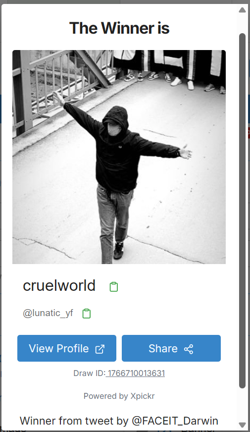 FACEIT Darwin tweet media