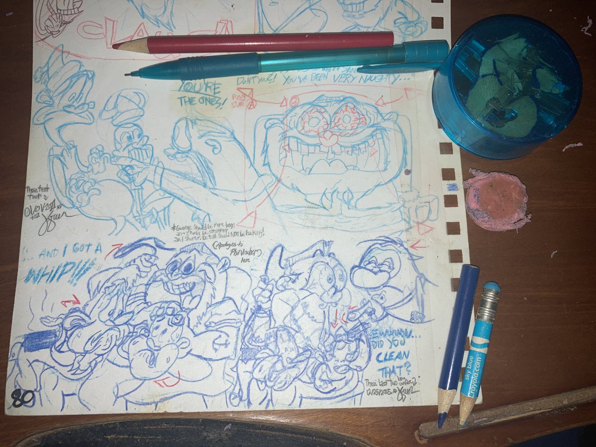 ...and now for the comeuppance! (long overdue I know)

As a kid I misinterpreted the end to Silly Song "Oh Santa!" as though Santa was gonna spank the thieves and "Did you claim that?" sounded like "Did you clean that"... and my slightly handicapped mind went into crude territory