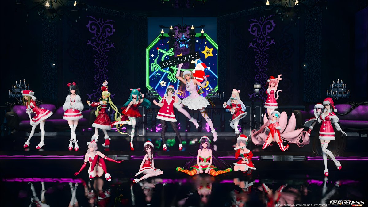 #PSO2_NGS　#PSO2NGS_SS
#恋妃の百色眼鏡SS　
#メンテの日じゃないけどssを貼る

皆さん、おはようございます〜🥰

ひかるんさんからお誘い頂き、皆でクリスマスの撮影会〜🥰🎄🎄🎄

お邪魔したななさん(<a href="/nanakoropo/">なな</a>)のCSとても綺麗でした🥰👍