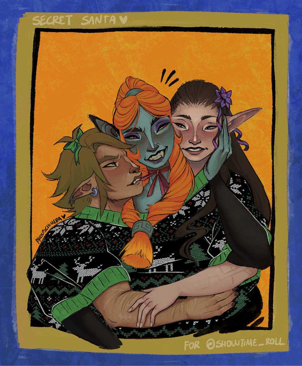 My #ZeldaClaus gift for @/Showtime_Roll ~

Merry Christmas!!!
