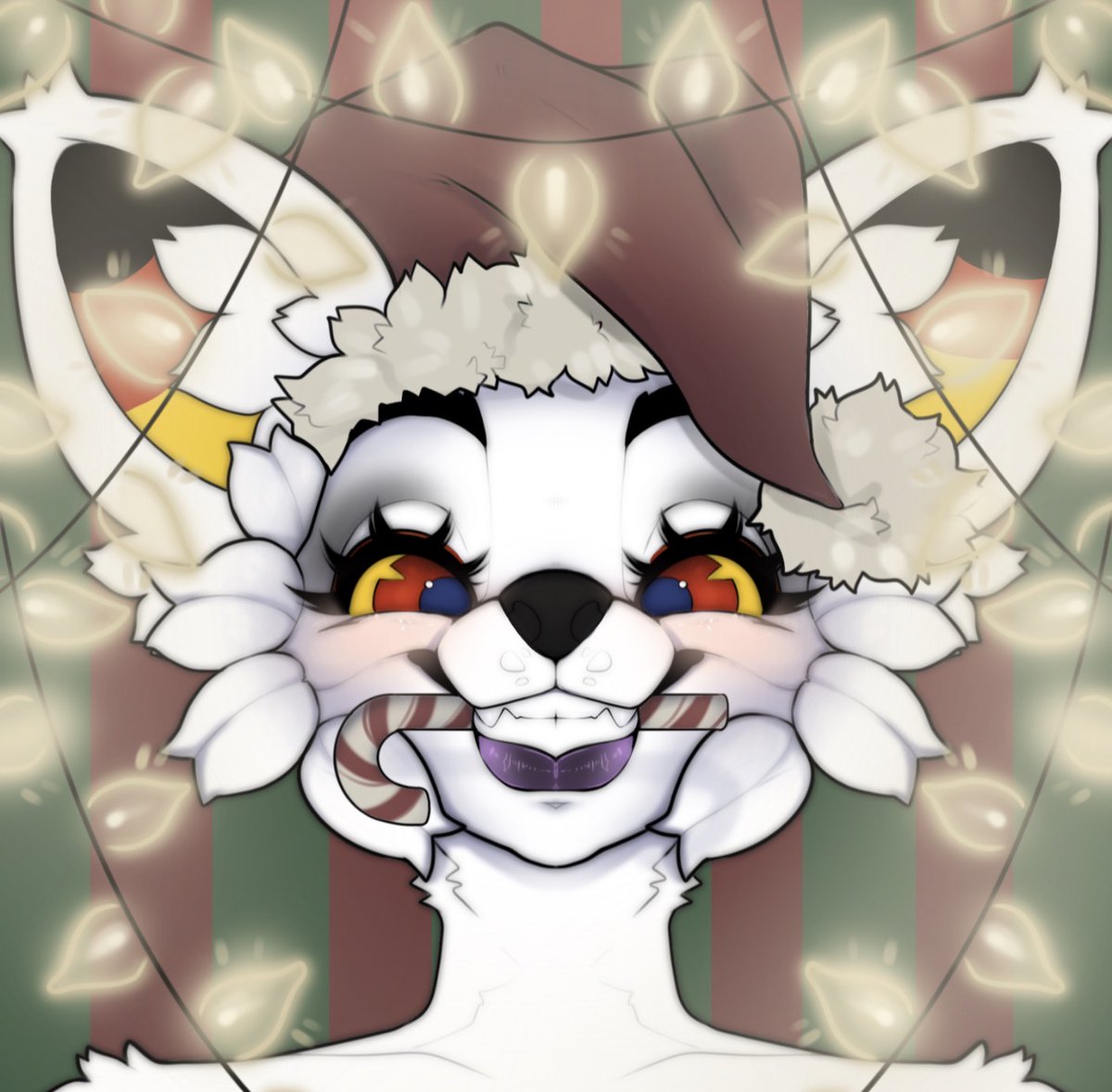 MischievousChey's tweet photo. Merry Christmas everyone! 
Make sure to have a candy cane! 
Base: @/Possxm
#furry #furries #furryfandom #furrycommunity #FYP https://t.co/dSJKp94WSX