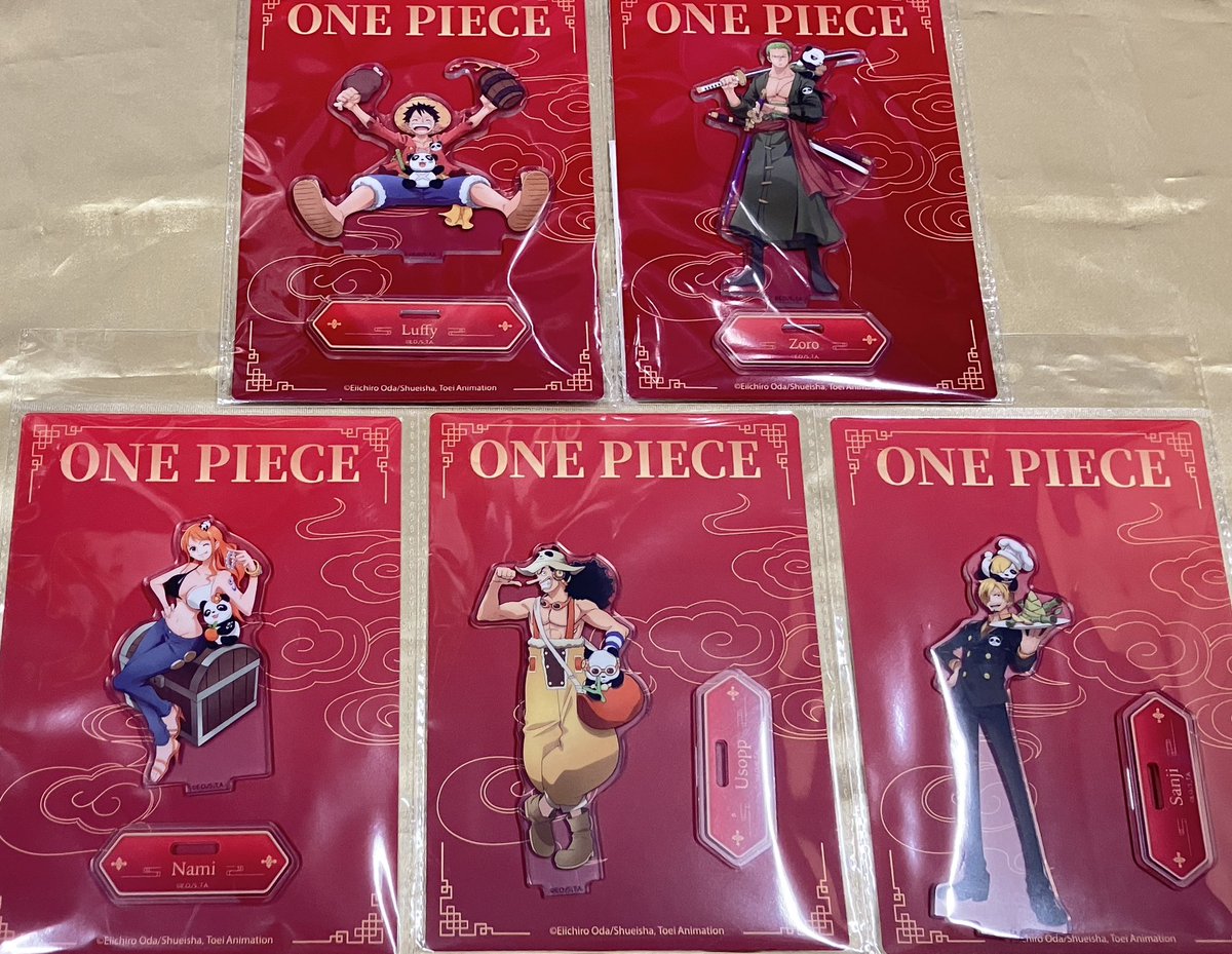 新商品】麦わらストア上海オリジナル アクリルスタンド(全10種) ルフィ