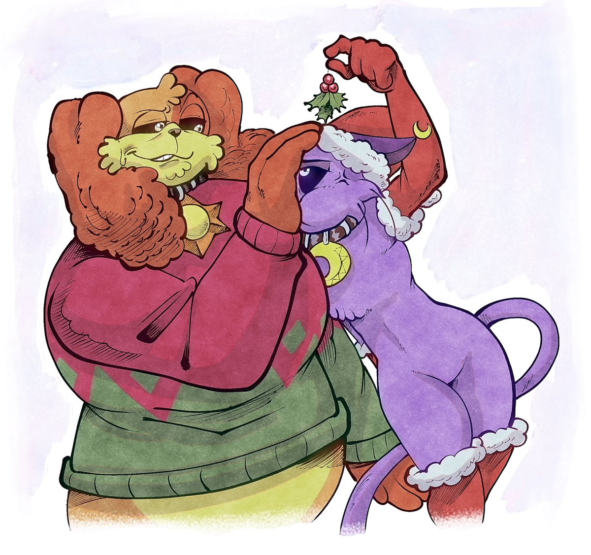 Yeah, at least he tried haha 🎄❄️🎁☀️🌙
#SmilingCritters