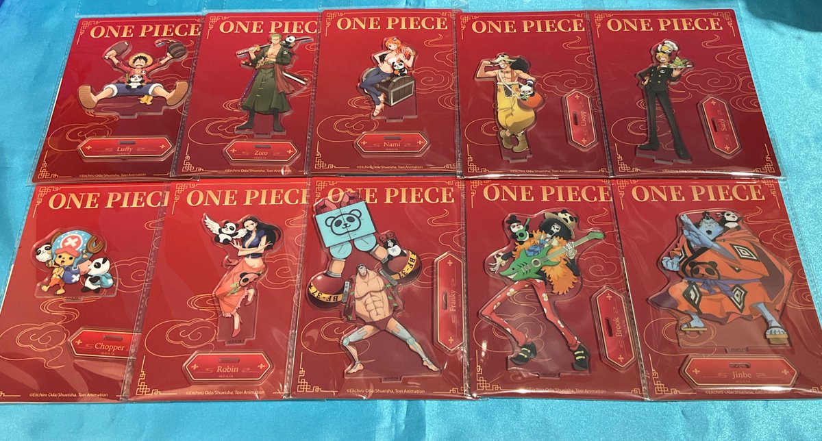 新商品】麦わらストア上海オリジナル アクリルスタンド(全10種) ルフィ