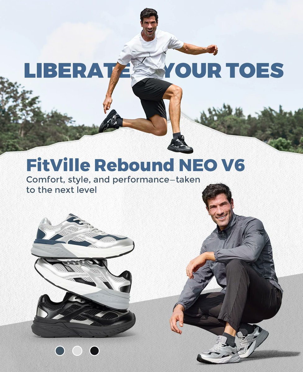 magmartinc's tweet image. Extra Wide Men’s Walking Shoes 👟
Built for flat feet, arch support &amp;amp; daily comfort.
Non-slip, stylish &amp;amp; reliable.

Go To Store 👉🏻 magmartca.com
Order Now 👉🏻 shorturl.at/m8nHS

#MensShoes #ComfortSneakers #WideFit #FootCare #Trending