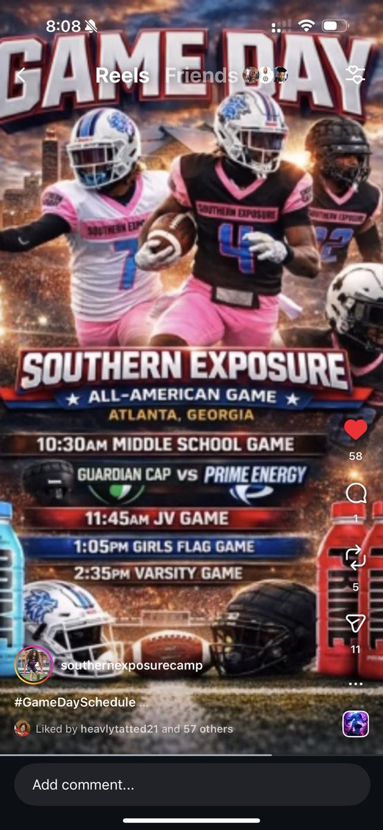 Southern Exposure All American Girls Flag Football tweet media