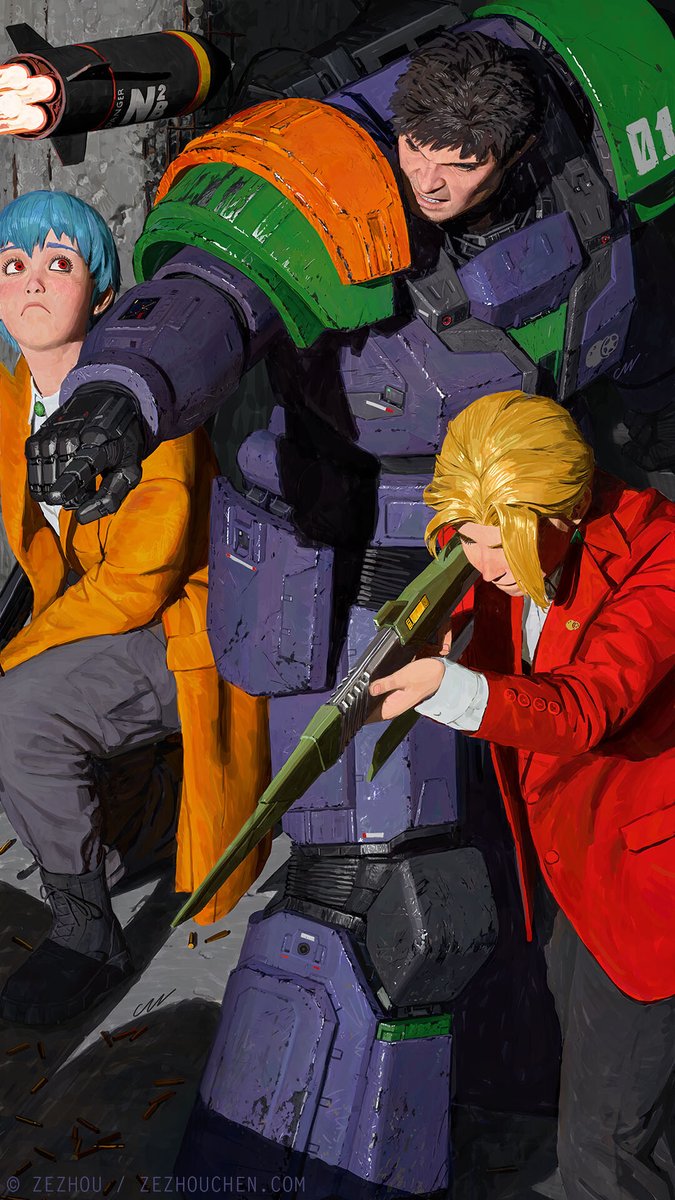 ZezhouArt's tweet image. Art not made with AI.