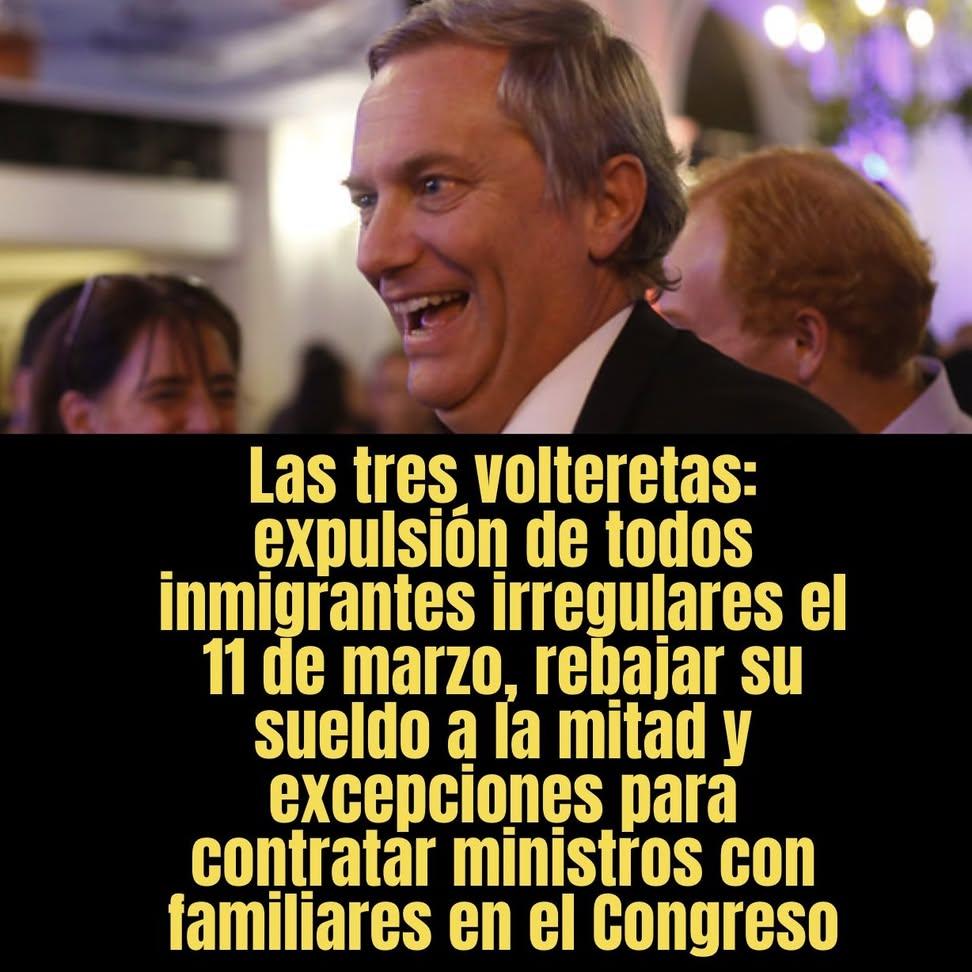 Las 3 volteretas que tienen confundidos a sus votantes, en especial la de expulsar a 330 mil irregulares... hagamos que todos lo sepan? 😏