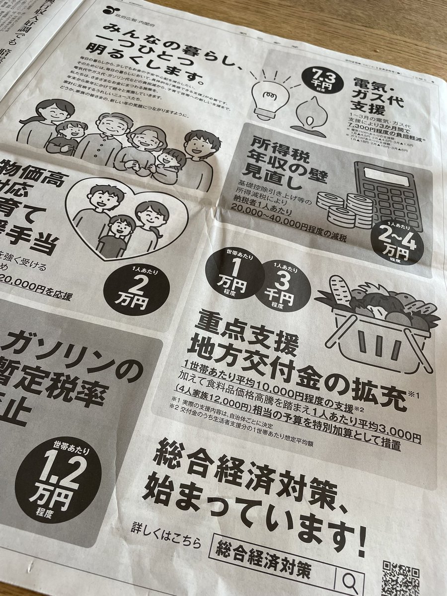 政府は宣伝に金を使うことよりやることがあるのでは？そもそも取りすぎた私たちからの税金です。