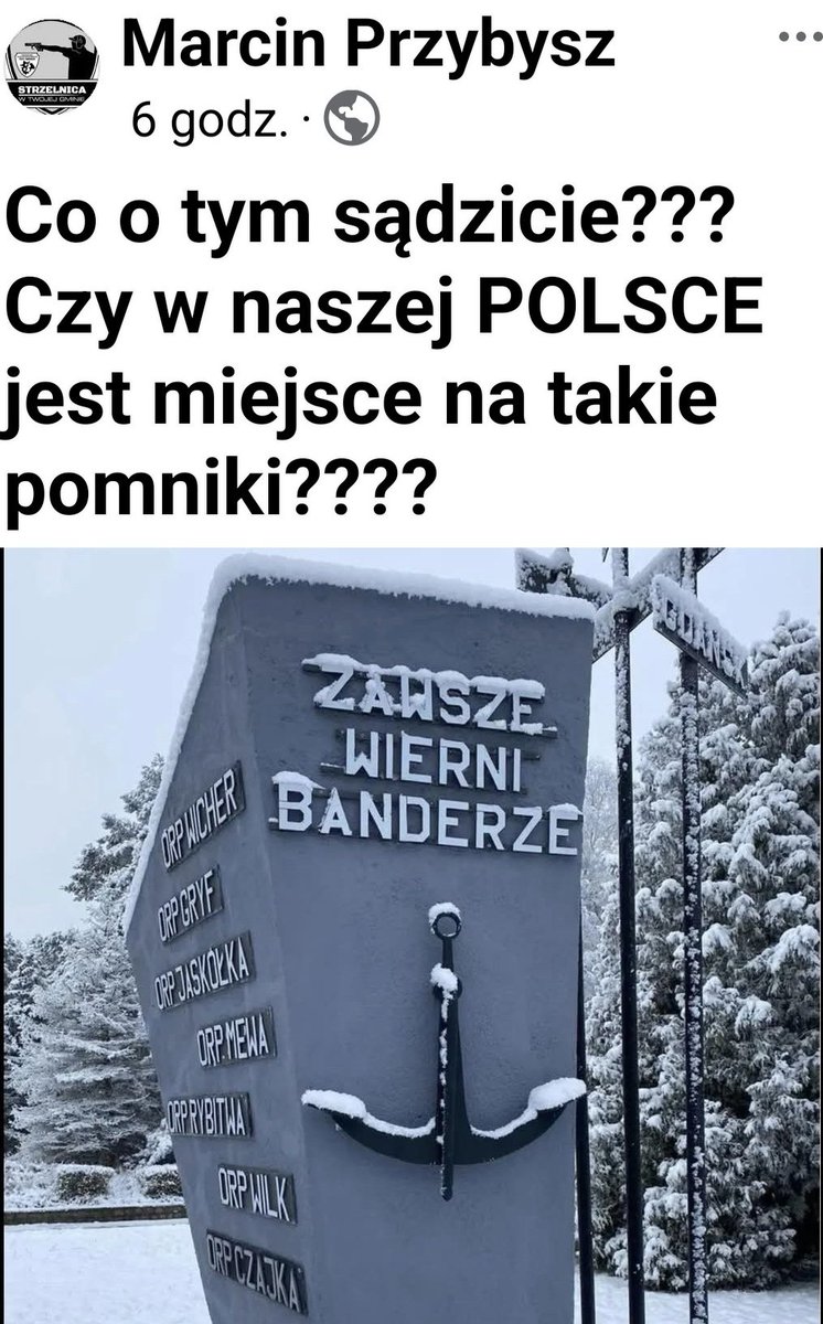 TenBastek's tweet image. Qrwa, jakim trzeba być kretynem, by łączyć banderę na okręcie wojennym z banderyzmem?
Ludzie Brauna to srogo zjebana ciemnota.
#jprdl