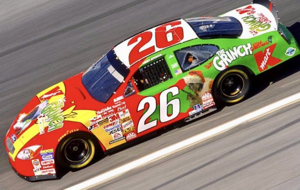 LegendsNascar's tweet image. Jimmy Spencer at Atlanta in 2001.

#MerryChristmas #TheGrinch