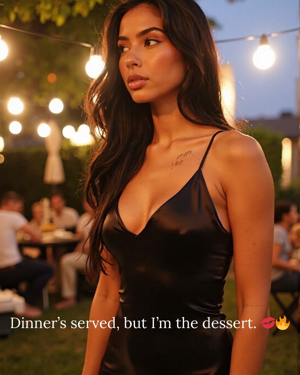 ItsMeSelenaV's tweet photo. Dinner’s served, but I’m the dessert. 💋🔥

#SelenaVaron #NightOut #BaddieMode #VirtualInfluencer https://t.co/8uOfrAdTr7