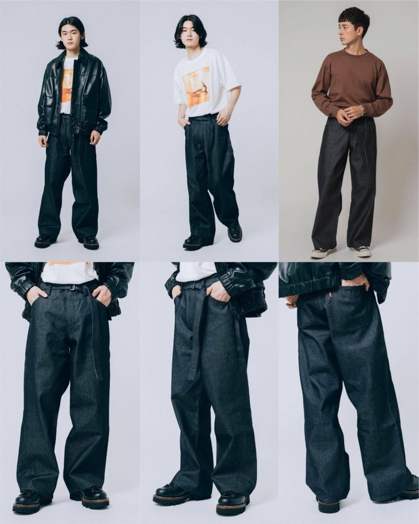 数量限定】Levi's for EDIFICE 26SS 別注 TWISTED BELTED デニムパンツ