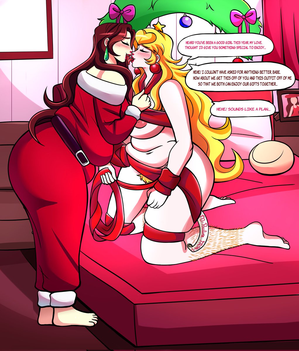 kcssvoid's tweet photo. Mrs. Claus isn't the only one delivering the goods personally... Peach and Pauline are having the best holiday unwrap ever! 🎁❤️‍🔥💖

Comm for @zelrenafan69! ✨

#Peachline #MayorPauline #PrincessPeach https://t.co/7VCVdbGn32