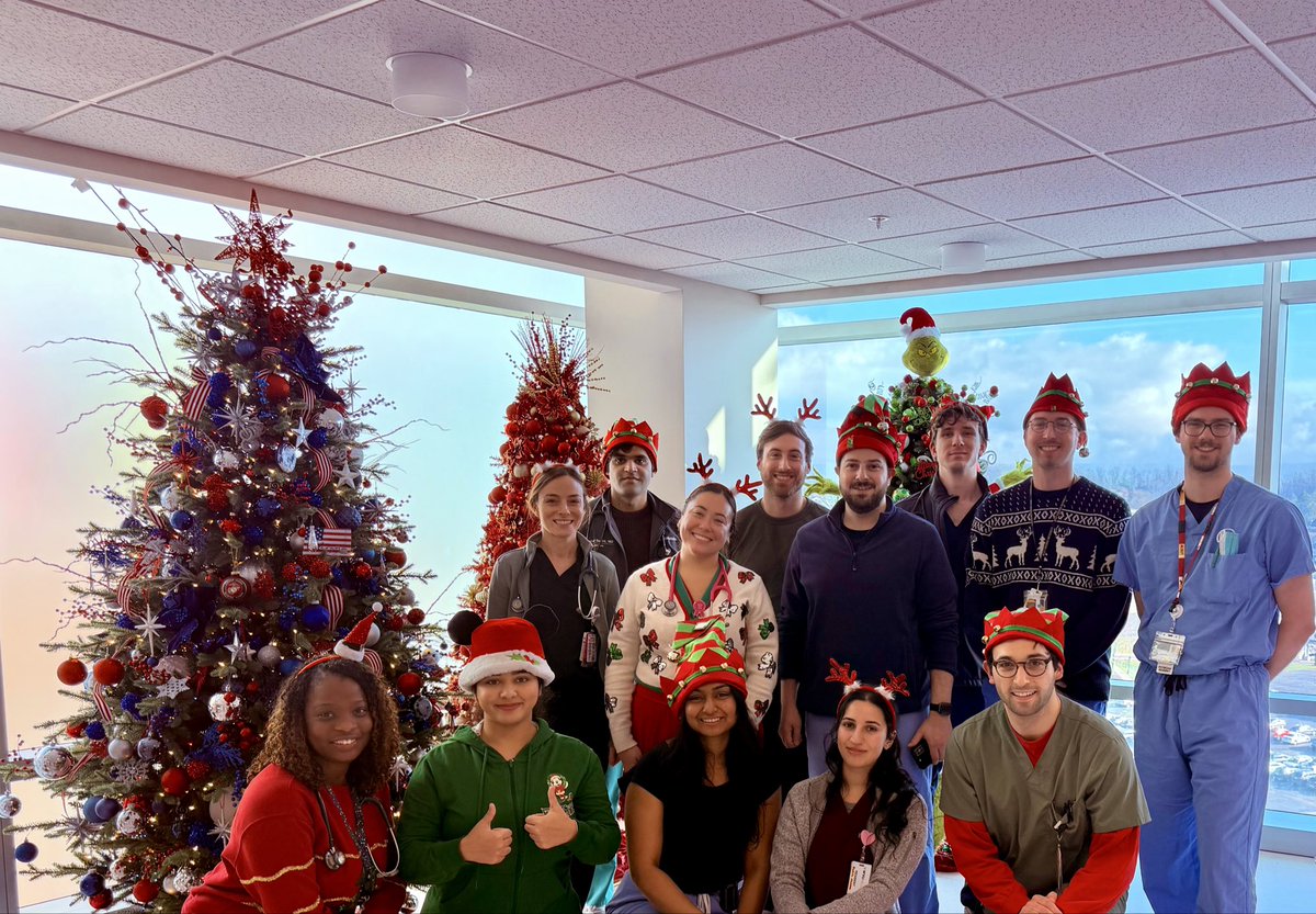 Budooralqinai's tweet photo. Happy Holidays and Merry Christmas from our MICU Team to Yours! @ImWvu #WVU #Christmas2025 #holidaycoverage https://t.co/w4EhEJjLtr