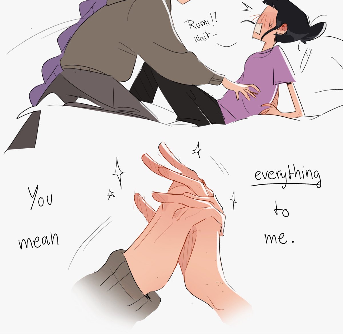 its_blakke's tweet photo. MERRY CHRISTMAS YALL!!
Pt 6!!! #Zoerumi comic :)

So so sorry for all the wait, i’ve been disconnected bc of work and stuff, but here it is finally hahah
#KPOPDEMONHUNTERS #Polytrix https://t.co/qjQZXox6dO