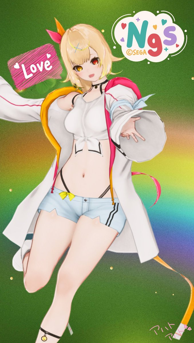 miso_nudle0020's tweet image. 星川サラ 再現アップデート
#メンテの日じゃないけどssを貼る
#ma7ロゴ  #PSO2NGS_SS  #PSO2NGS  #星川サラ