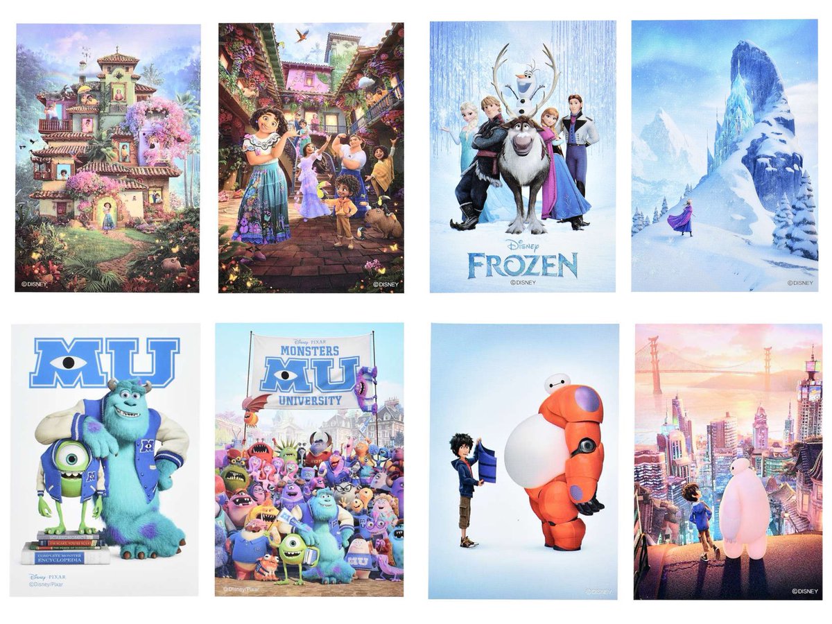 ディズニーストア】 12月30日より、ポスター風デザインのステッカー