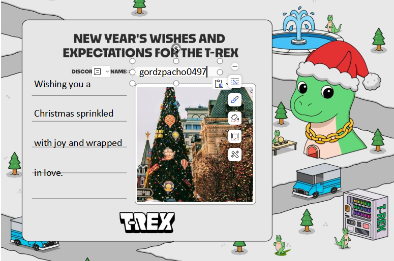 Raoumair18's tweet photo. This Christmas, may your cross-border payments be lightning-fast, your crypto assets secure, and TREX Chain be your go-to for all blockchain needs. Happy holidays! #REXmas @TREX_chain @gdsg  @ReadyForShak https://t.co/5SScMmy6du