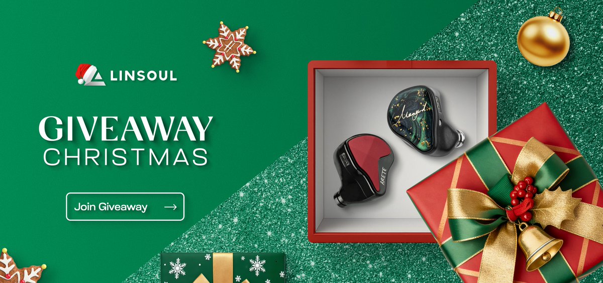 Final ~24 hours of our #Giveaway and sale! 🎄
Link is in our bio~

#IEM #headphones #audiophile #hifi #Christmas #LinsoulXMASEOY25 #Linsoul #Tech #giveawayalert