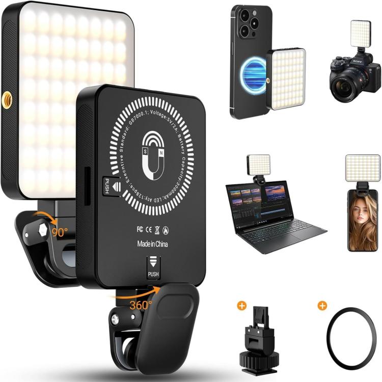 SunskyOnline's tweet image. 💡128LEDs Magnetic Selfie Light
 
➤ 128 Dual-Color Temperature LEDs
➤ Strong Magnetic &amp;amp; Cold Shoe Mount
➤ 180° Tilt &amp;amp; 360° Rotation
➤ 2000mAh Long-Lasting Battery
 
👉bit.ly/4qoGHzZ
#LEDLight #PhoneLight #ContentCreation #PortableLight