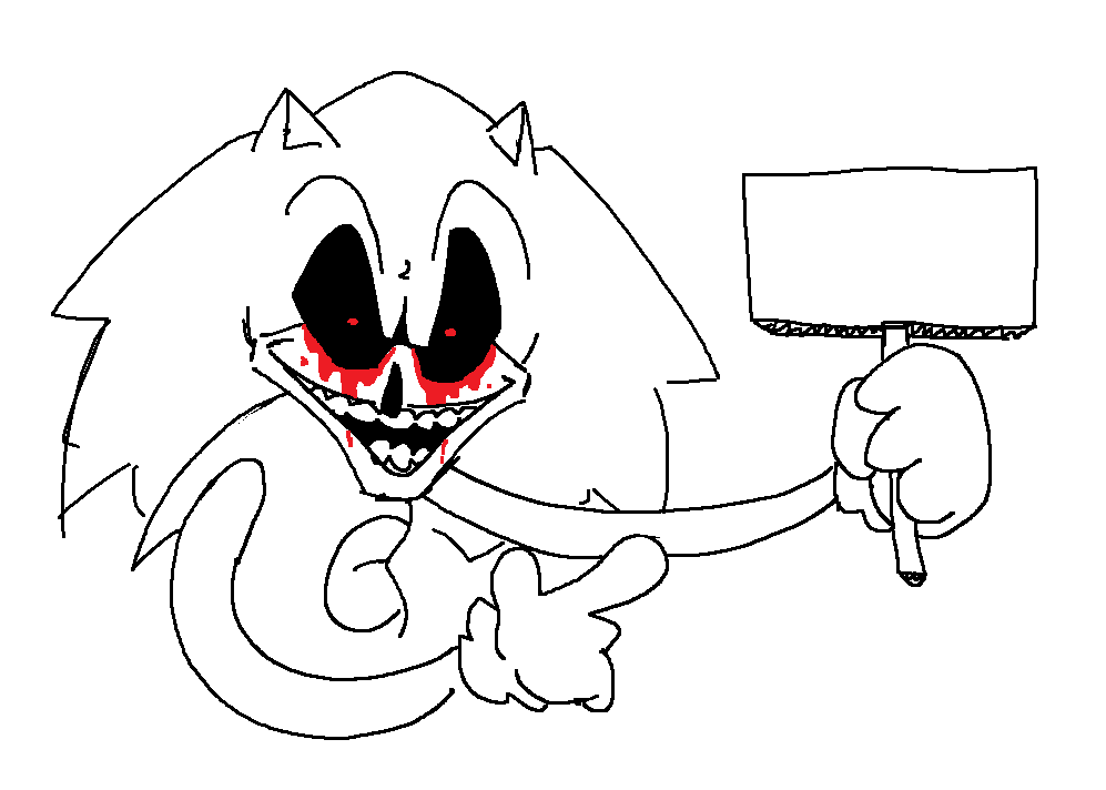 thewoogie_'s tweet photo. i drew him holding a sign without thinking what would actually be written on it. any and all ideas welcome https://t.co/g9VIq1y3mM