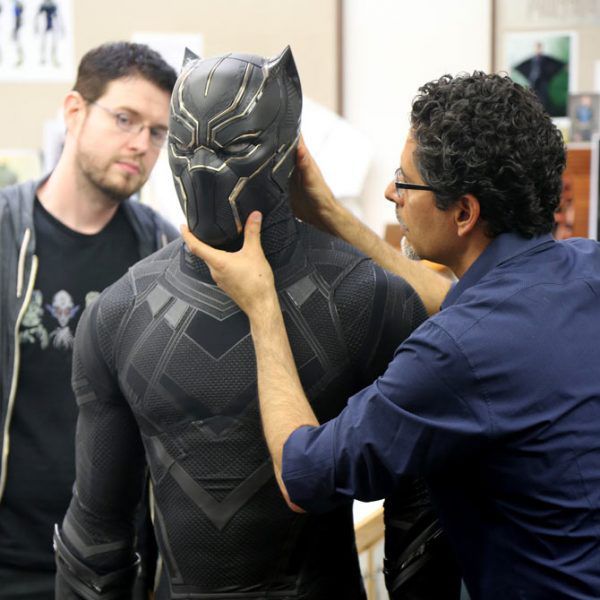 culturejpg's tweet image. Chadwick Boseman costume fitting for Black Panther