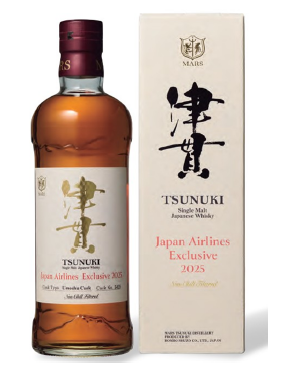 シングルモルト津貫 JAL EXCLUSIVE 2025」が国際線 機内販売に登場