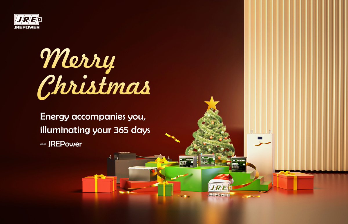 JREPowerBattery's tweet photo. 🎄#MerryChristmas &amp; Bright New Year🎄

We’re honored to power your holiday moments with reliable energy storage. We’ll continue to guard your warmth with stable, sustainable energy.

Thank you for your trust. May this season bring you joy &amp; happiness!

From #JREPower Team❤️ https://t.co/ywhKCb3Oyf