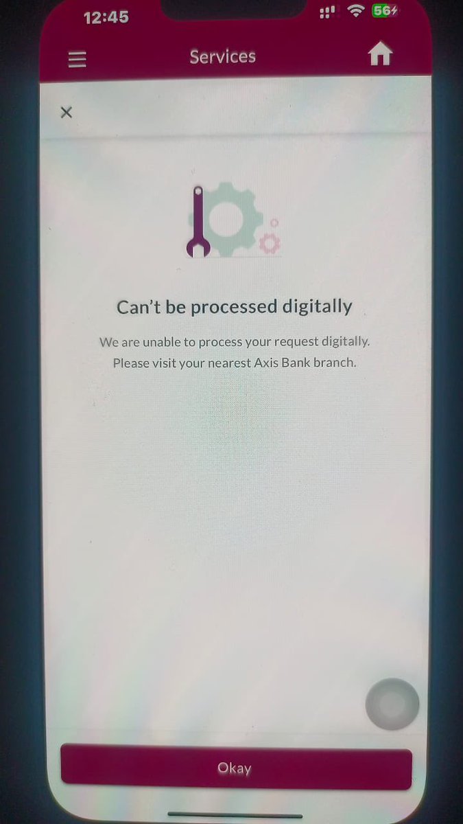 <a href="/AxisBank/">Axis Bank</a> 

Why behave like #CHORBAZAR
KYC not ONLINE goto branch SANAND AHMEDABAD-382110
Issue: 
First: officer not available.
Second: Manager told printer not work goto another branch 
Third: come Monday 
Appointments: if possible done Monday  4:20-5:00pm
CC: not support