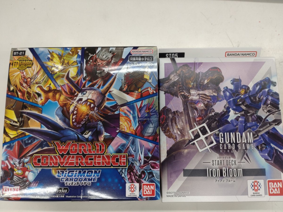 ガンダムカードゲーム ・スタートデッキ Iron Bloom[ST05] 完売しました！