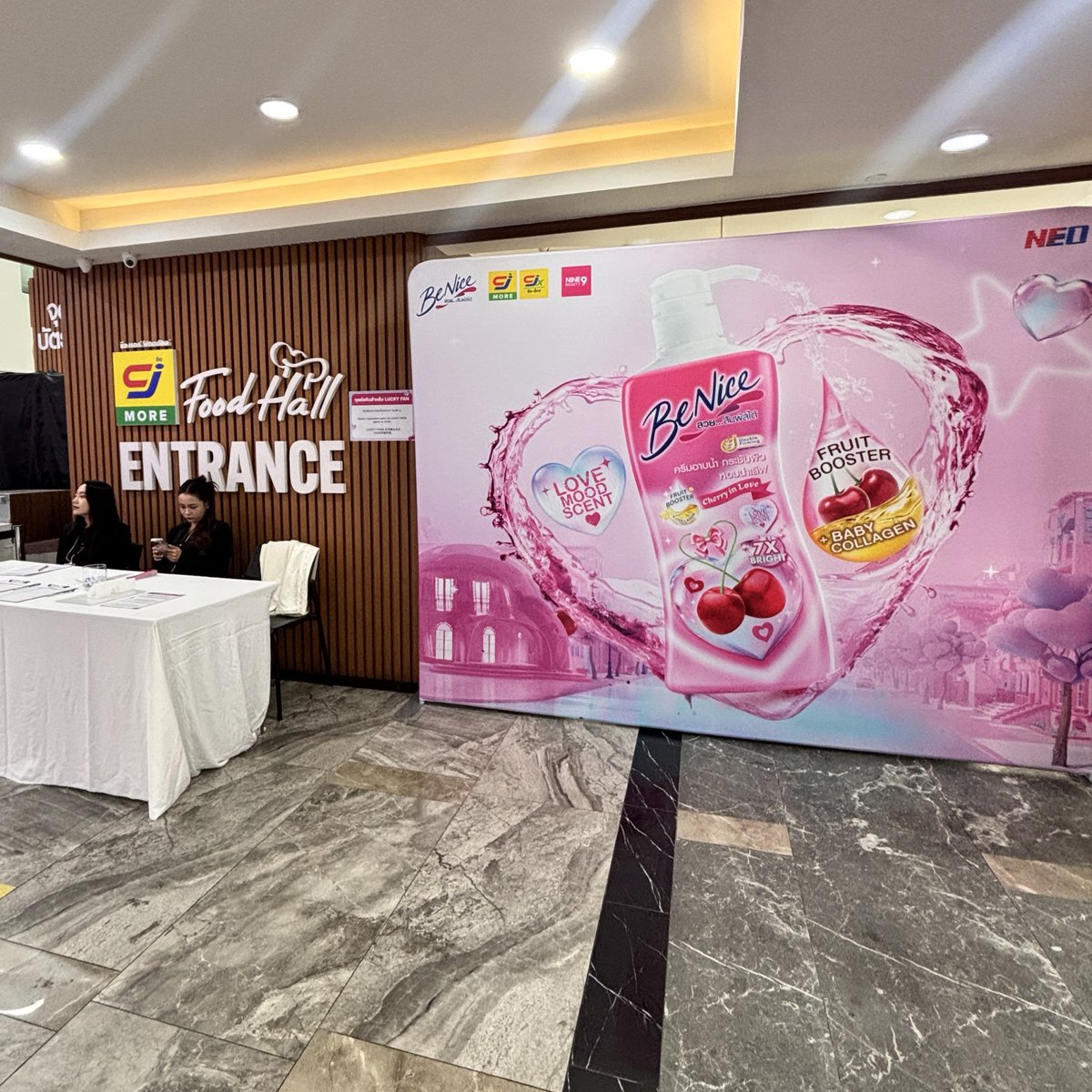 เริ่มลงทะเบียน 14.00-15.00 น้า 💗 ขอเสียง #โอ๋โอ๋ หน่อยยยย รอเจอน้าค้า
#BeNice #BeNicexKengNampingxCJMORE