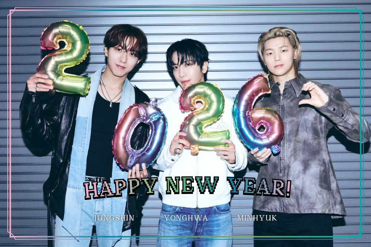 ＼ 2026 Happy New Year 🐴 ／

あけましておめでとうございます!!
2026年もCNBLUEをよろしくお願いします💙

#FNC #CNBLUE