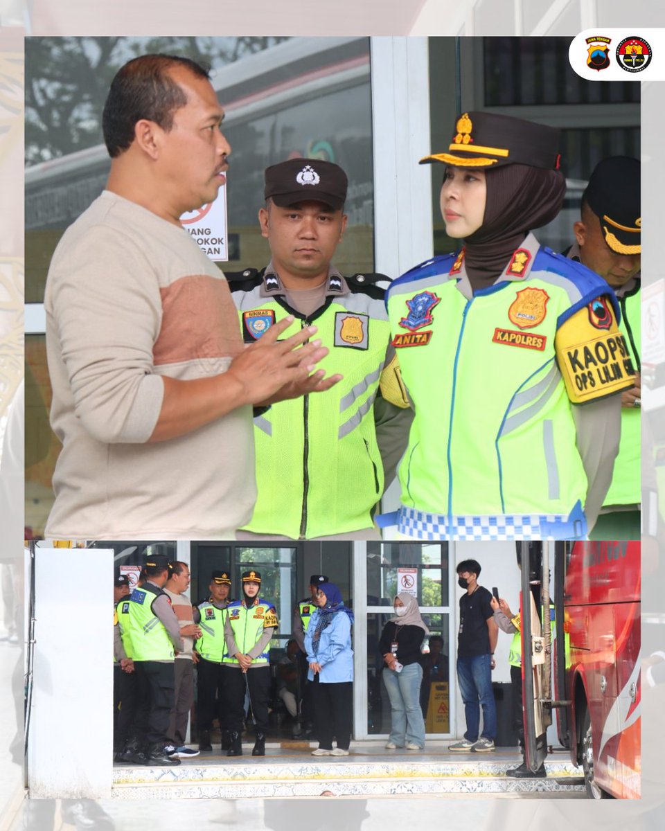 hmsresmglkota's tweet photo. Kapolres Magelang Kota, AKBP Anita Indah Setyaningrum melaksanakan pengecekan Pos Pengamanan (Pospam) Nataru dan Terminal Tidar Kota Magelang, Jumat (26/12/2025).
#polresmagelangkota #kotamagelang #opslilin #natal2025 #tahunbaru2026 https://t.co/Tfbqzap7bm