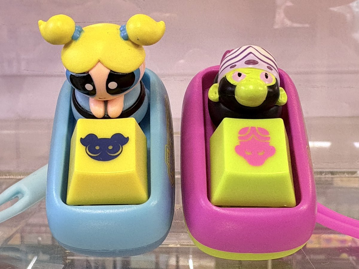 toy_yamashiroya's tweet photo. 5階売場に新入荷🎵
SOAP STUDIO
✅パワーパフガールズ キーキャップ
全8種+1種⭐️1個1,320円(税込)💰
BOX(8個入)10,560円(税込)💰
#ヤマシロヤ 5階売場直通📞03-3831-2407
#SOAPSTUDIO #パワーパフガールズ https://t.co/fOaF9Cts3q