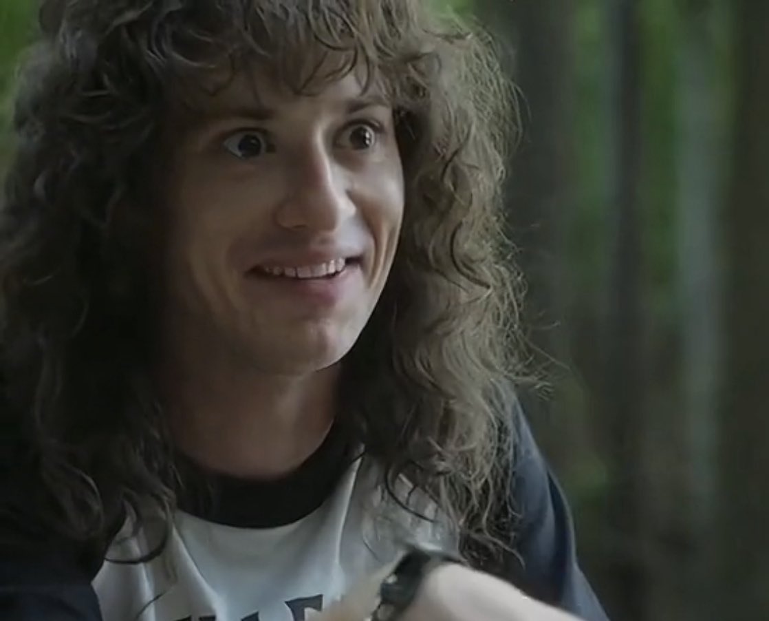 munsonsbreadd's tweet image. Eddie Munson haunting the fuck out of the season 5 narrative yep yep