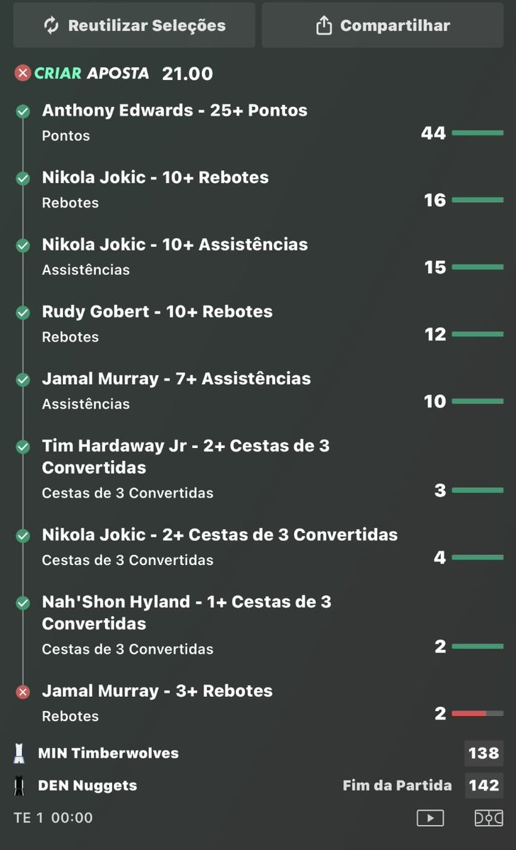 DeniseTips's tweet image. a maldição do 1 ataca novamente