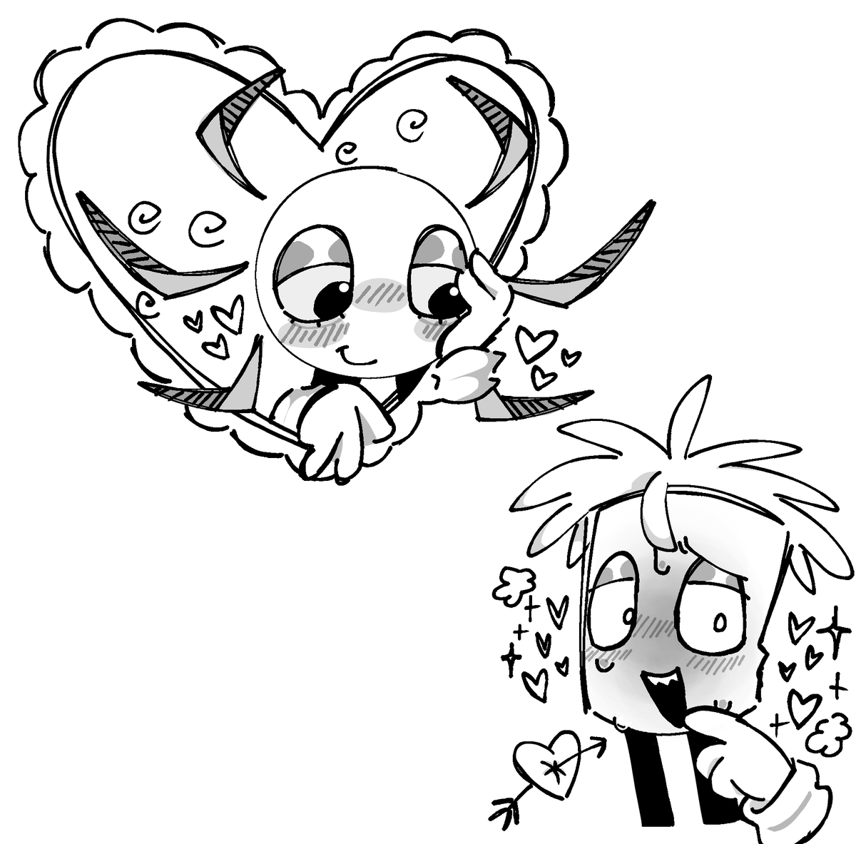 Saminitofan's tweet photo. CUTIES!! (⁠ﾉ⁠◕⁠ヮ⁠◕⁠)⁠ﾉ⁠*⁠.⁠✧ #kinitoPET #kinito #samnito PLS, I NEED MORE FANART OF THEM 💔 https://t.co/lL52f2p6zC