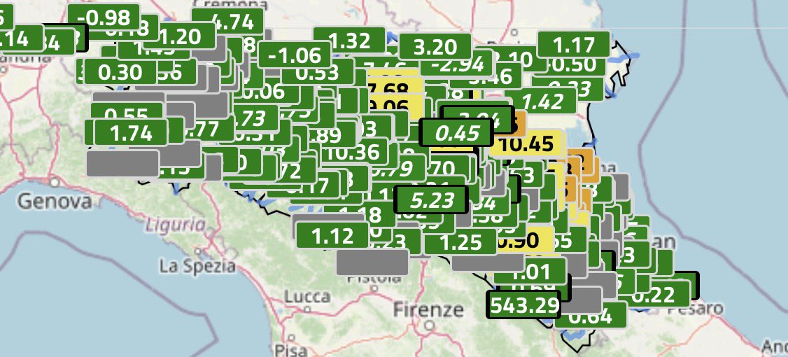 ⚠️📑#MonitoraggioER Le piene di #Reno, #Santerno, #Senio, #Lamone e #Montone stanno defluendo a valle con livelli superiori alla soglia 2. Non si prevedono ulteriori incrementi da monte. Oggi non sono previste precipitazioni significative. ➡️ bit.ly/4pUIAo8