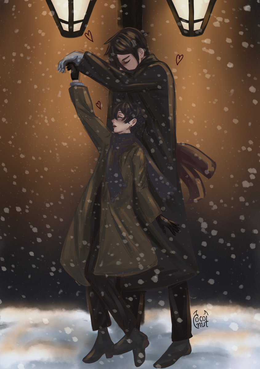 devilcoconut6's tweet image. “We could leave the Christmas lights up till January, this is our place, we make the rules” 
#sebaciel