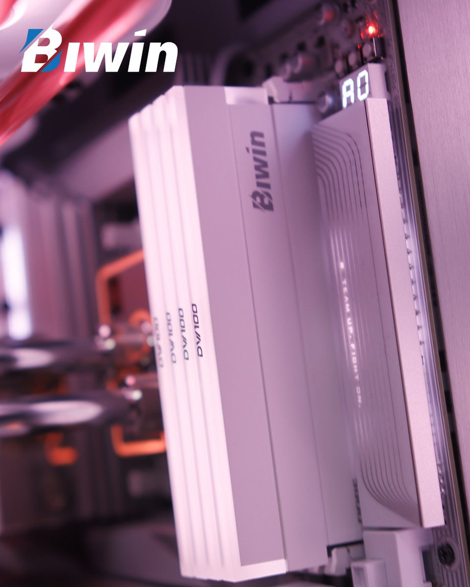 biwin_tech's tweet photo. Biwin DW100 64GB 6800MHz in a clean PC build.
Classy design paired with high speed memory performance.
Strap in for a rugged build from Metallicacid Customs PCs!
#Biwin #BuiltToWin #BiwinDW100 #dw100 https://t.co/5NU4DKj1LD