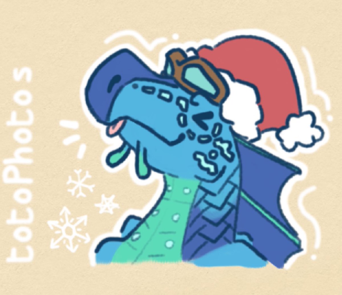 Quick Christmas Dragon before Christmas ends,,

#Wof #WingsofFire #Christmas