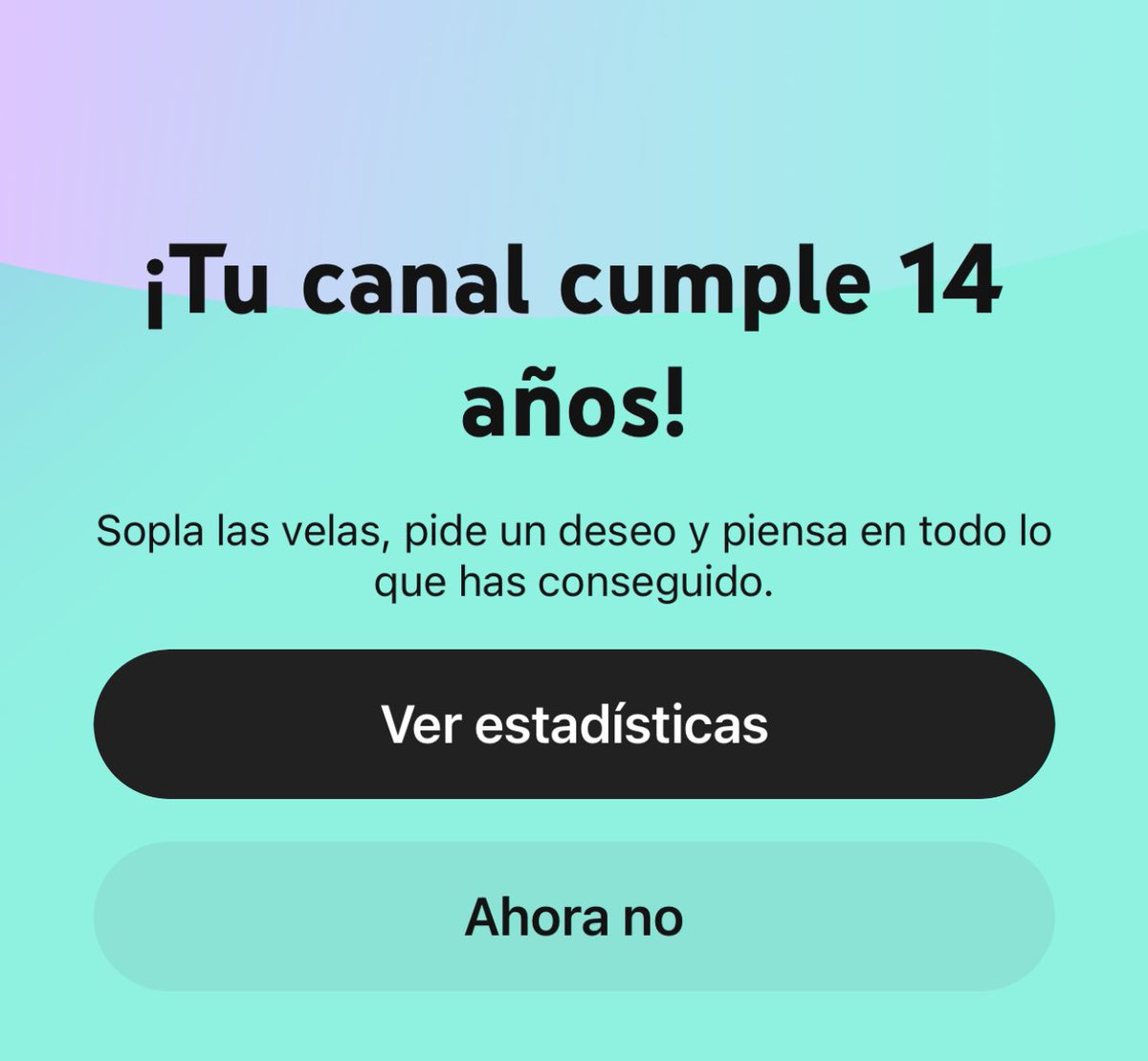 Ehhhh…. pero si acabo de empezar a subir videos 🤨