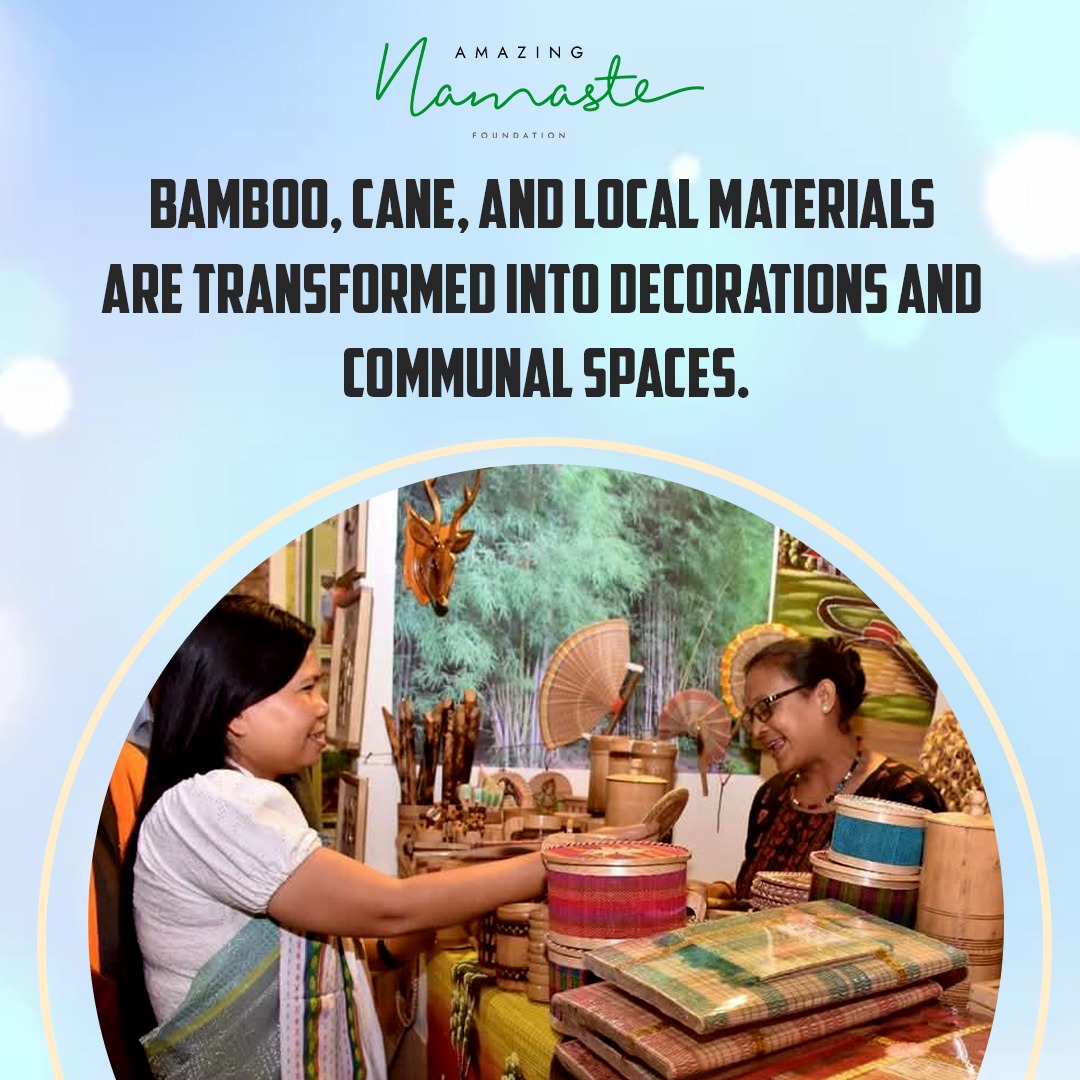 NEW_Expedition's tweet photo. In Tripura, Christmas is a masterclass in sustainability. No plastic glitz—just bamboo, cane, and local craftsmanship transformed into sacred spaces.
Is this the future of mindful celebration? 
#Tripura #SustainableLiving #Christmas2025 #VocalForLocal #NorthEastIndia #EcoFriendly https://t.co/apa9eV9YQT